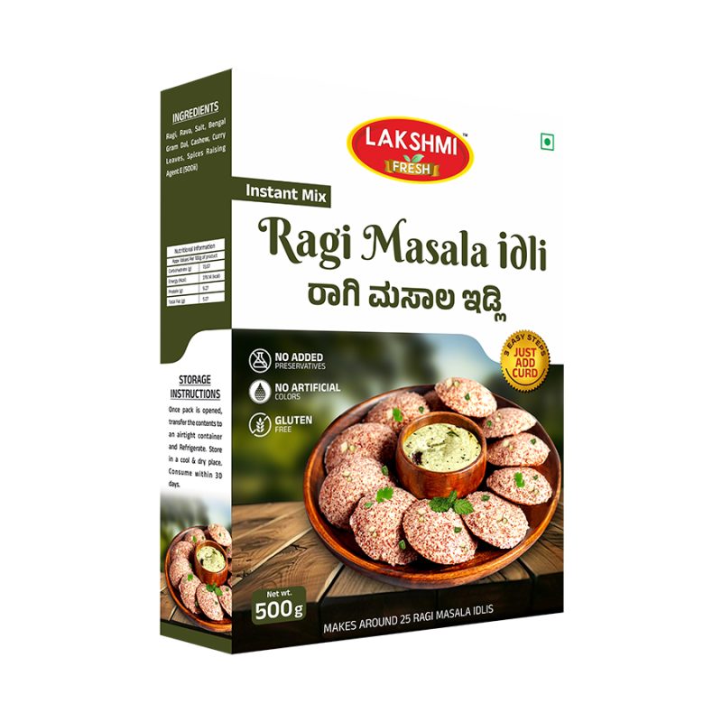 Ragi Masala Idli Mix | Instant Ragi Idli Mix