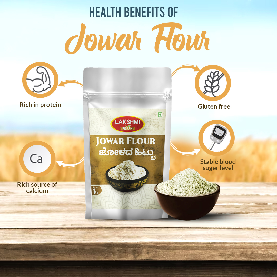 Premium Quality Jowar Flour Sorghum Flour Made To Order Freshly 